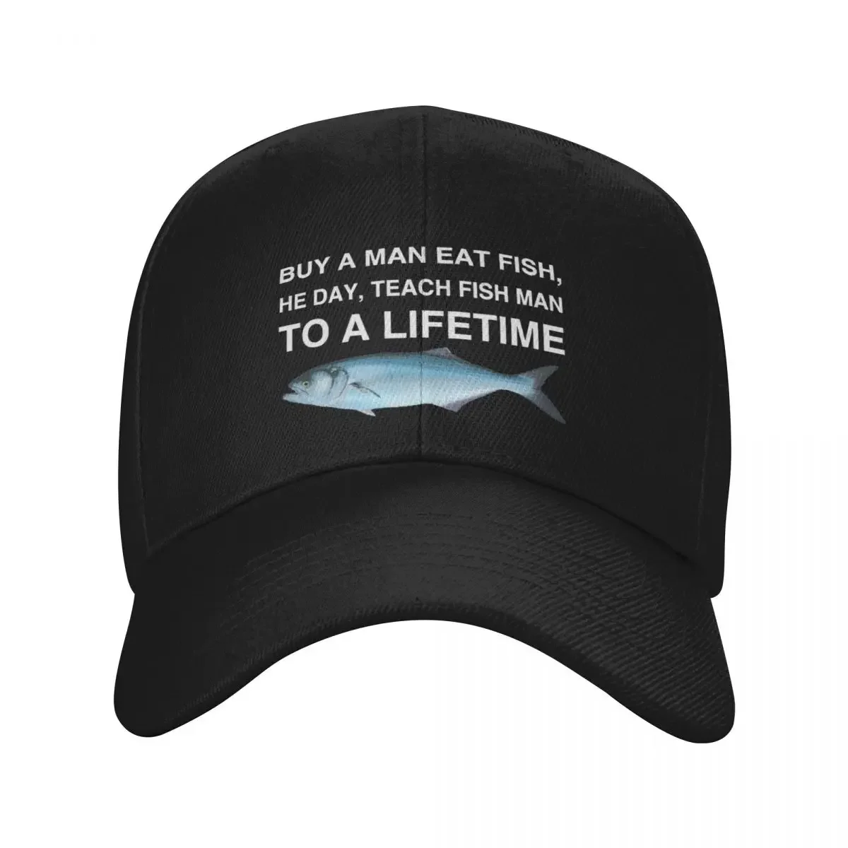 Buy a Man Eat Fish, He Day, Teach Fish Man, To A Lifetime Baseball Cap Golf luxury caps Girl Men's
Buy a Man Eat Fish, He Day, Teach Fish Man, To A Lifetime Baseball Cap Golf luxury caps Girl Men's