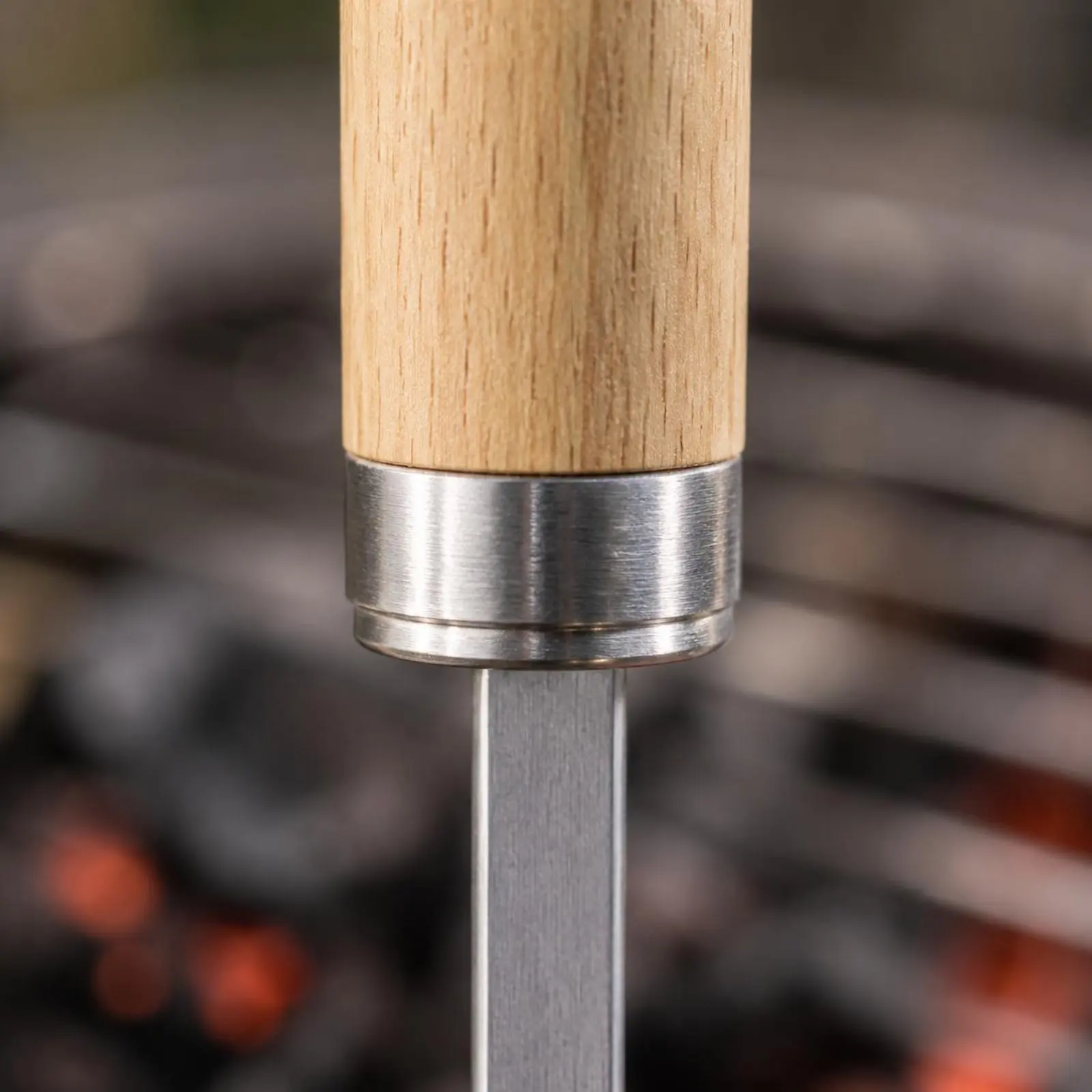10 Pieces Stainless Steel Kebab Skewer Thickened Wood Handle Grill Skewer Reusable Heavy-Duty for Barbecue
10 Pieces Stainless Steel Kebab Skewer Thickened Wood Handle Grill Skewer Reusable Heavy-Duty for Barbecue