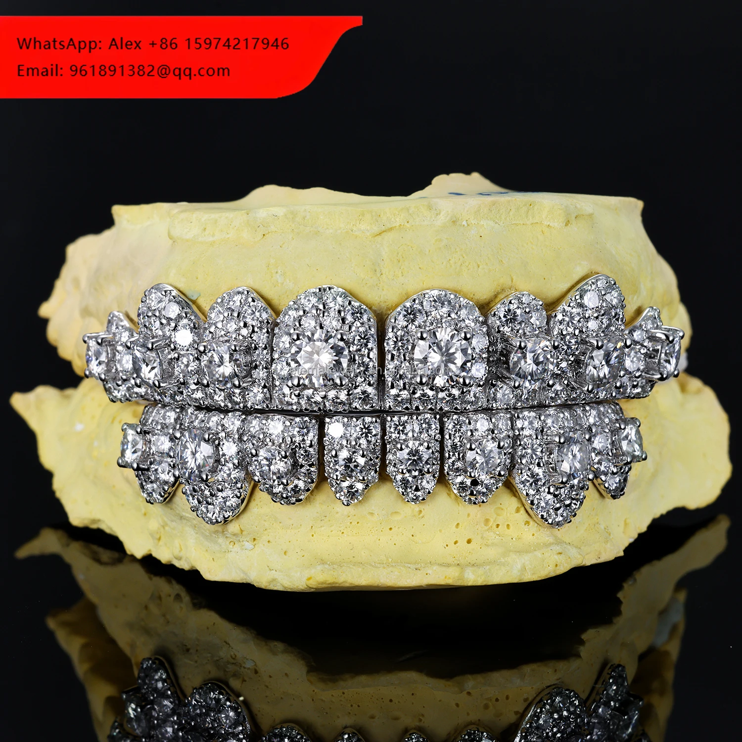 Custom Honeycomb Setting Top Bottom 6 8 10 S925 Silver VVS Moissanite Lab Diamond Round Cut 10K 14K Solid Gold Teeth Fine Grillz
Custom Honeycomb Setting Top Bottom 6 8 10 S925 Silver VVS Moissanite Lab Diamond Round Cut 10K 14K Solid Gold Teeth Fine Grillz
