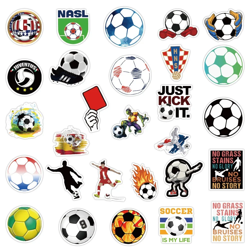 100PCS Waterproof Soccer Football Graffiti Stickers Chic Sports Themed DIY Decals Football Party Birthday School Souvenirs
100PCS Waterproof Soccer Football Graffiti Stickers Chic Sports Themed DIY Decals Football Party Birthday School Souvenirs