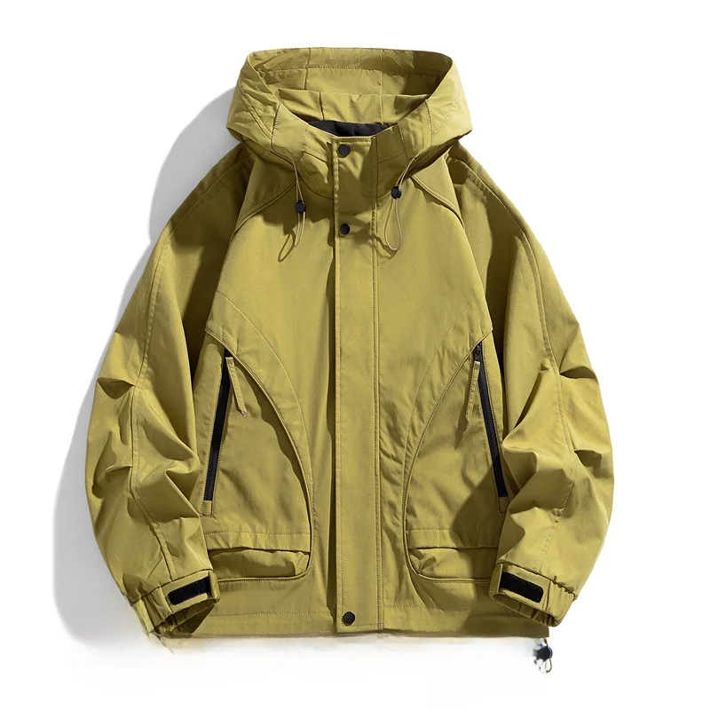 2026 New Men's Spring Autumn High-End Simple Style Windproof Warm Trendy Hooded Jacket HEGR Brand Loose Fit Regular Length
2026 New Men's Spring Autumn High-End Simple Style Windproof Warm Trendy Hooded Jacket HEGR Brand Loose Fit Regular Length