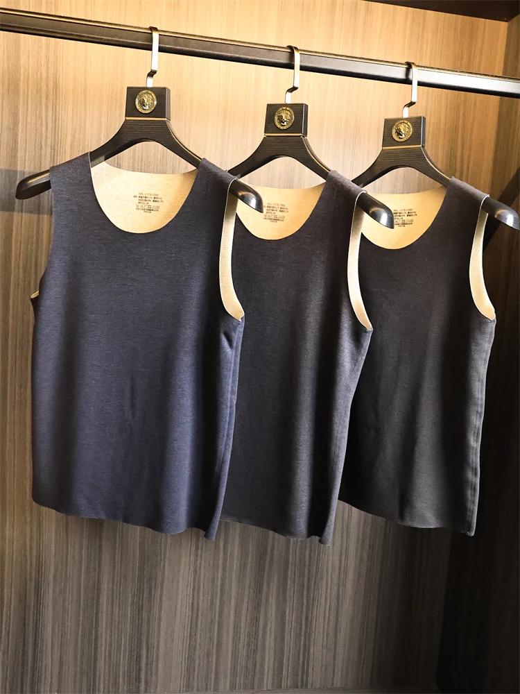 Tech Seamless Wool Silk Blend Men's Thermal Vest Warmth Invisible Underwear Pure Color Autumn Winter Fashionable Basic Style
Tech Seamless Wool Silk Blend Men's Thermal Vest Warmth Invisible Underwear Pure Color Autumn Winter Fashionable Basic Style