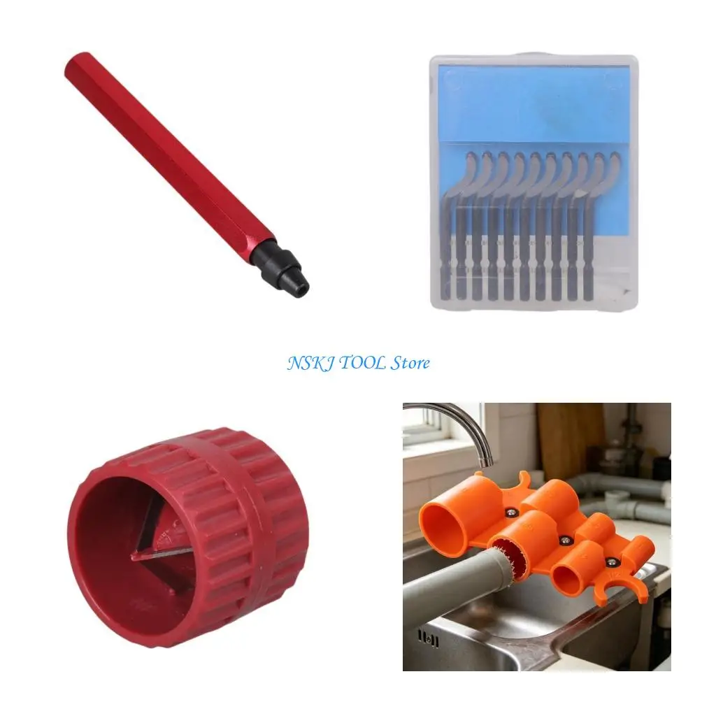 L8RC Easy To Use Fast Change Handheld Pipe Deburring Smoother Tool Smooths Rough Edged On Various Pipe Materials Instantly
L8RC Easy To Use Fast Change Handheld Pipe Deburring Smoother Tool Smooths Rough Edged On Various Pipe Materials Instantly