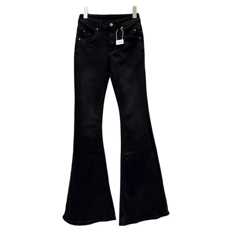 Trendy Street Sle Slim Fit Stretch Denim Jeans Women's Micro Flared Jeans Distred l Waist Denim Pants
Trendy Street Sle Slim Fit Stretch Denim Jeans Women's Micro Flared Jeans Distred l Waist Denim Pants