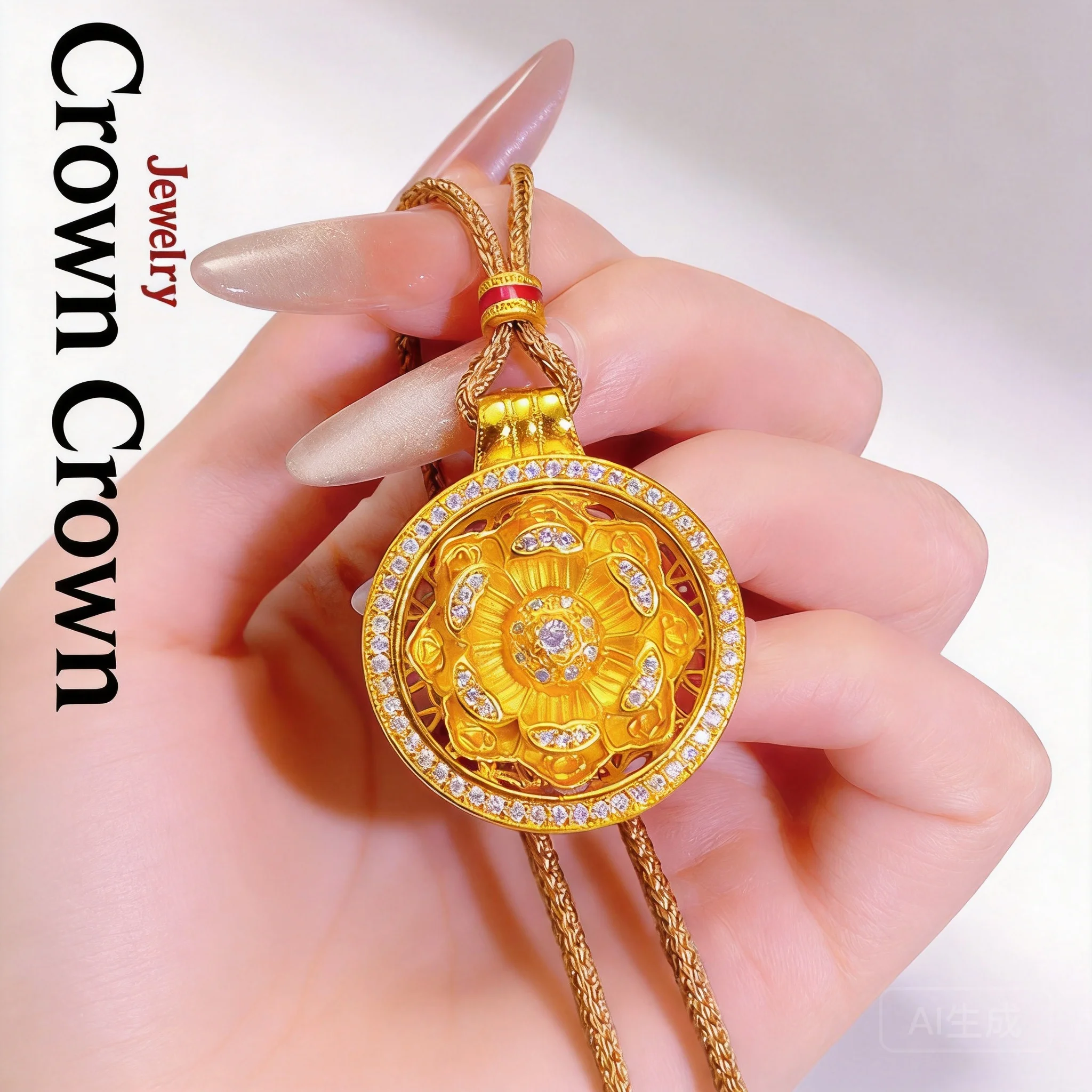2026 Brass Gold Plated Rotatable Lotus Eight Treasures Compass Pendant Necklace For Women Cz Inlaid Adjustable Fine Sweater Chai
2026 Brass Gold Plated Rotatable Lotus Eight Treasures Compass Pendant Necklace For Women Cz Inlaid Adjustable Fine Sweater Chai