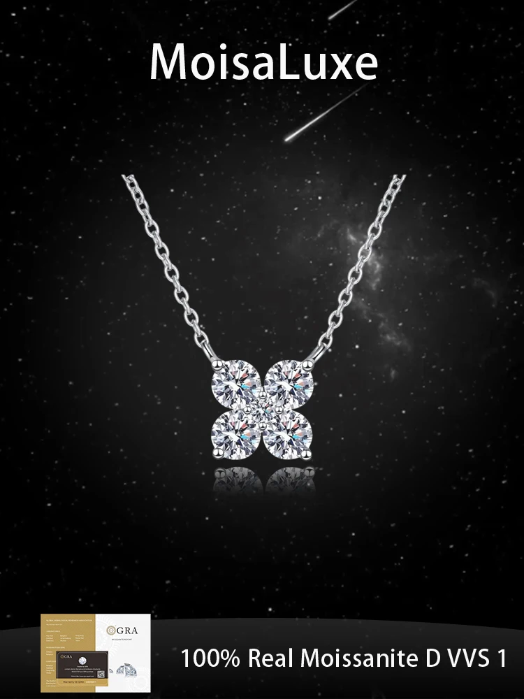 MoisaLuxe Official Store Moissanite Plata Sterling 925 Silver Clavicle Chain Women's Petal Pendant Jewelry Necklace for Women
MoisaLuxe Official Store Moissanite Plata Sterling 925 Silver Clavicle Chain Women's Petal Pendant Jewelry Necklace for Women
