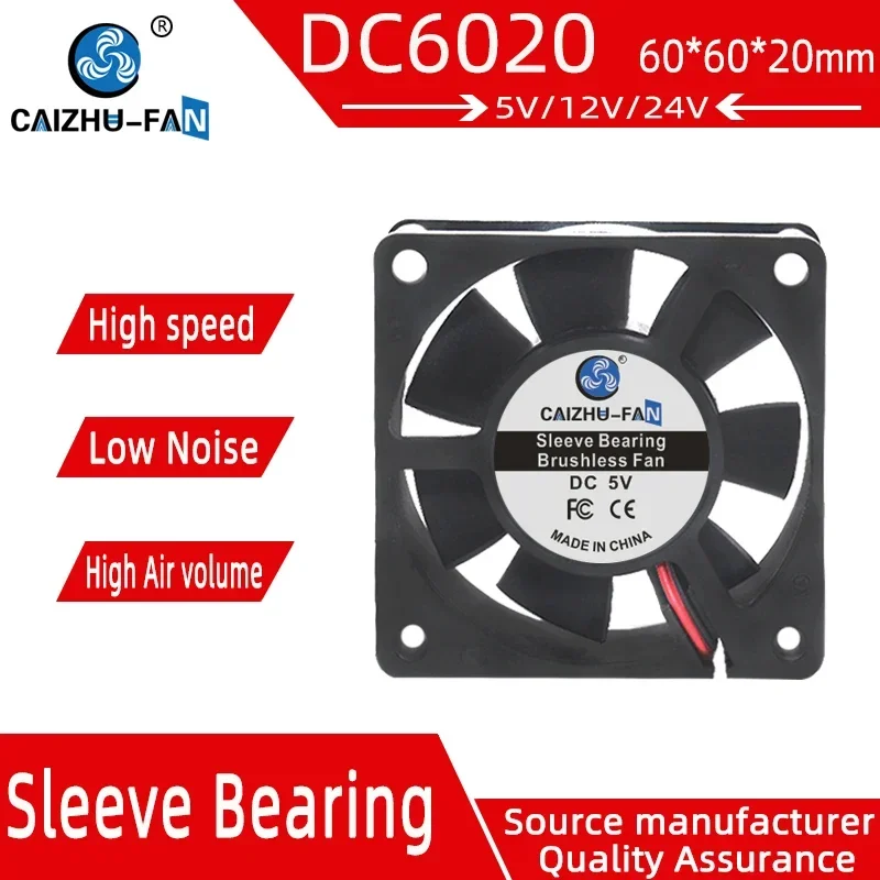 CAIZHU-FAN/ 6 CM / 6020 CM 5 v 12 v 24 v 60*60*20mm case medical instrument USB cooling fan
CAIZHU-FAN/ 6 CM / 6020 CM 5 v 12 v 24 v 60*60*20mm case medical instrument USB cooling fan