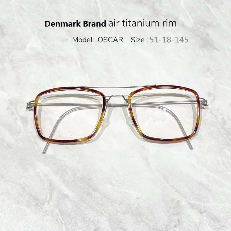 High Quality Denmark Brand Square Lightweight Pure Titanium Glasses Frame Men's Myopia Woman Screwless Ultralight Optical Lenses
High Quality Denmark Brand Square Lightweight Pure Titanium Glasses Frame Men's Myopia Woman Screwless Ultralight Optical Lenses