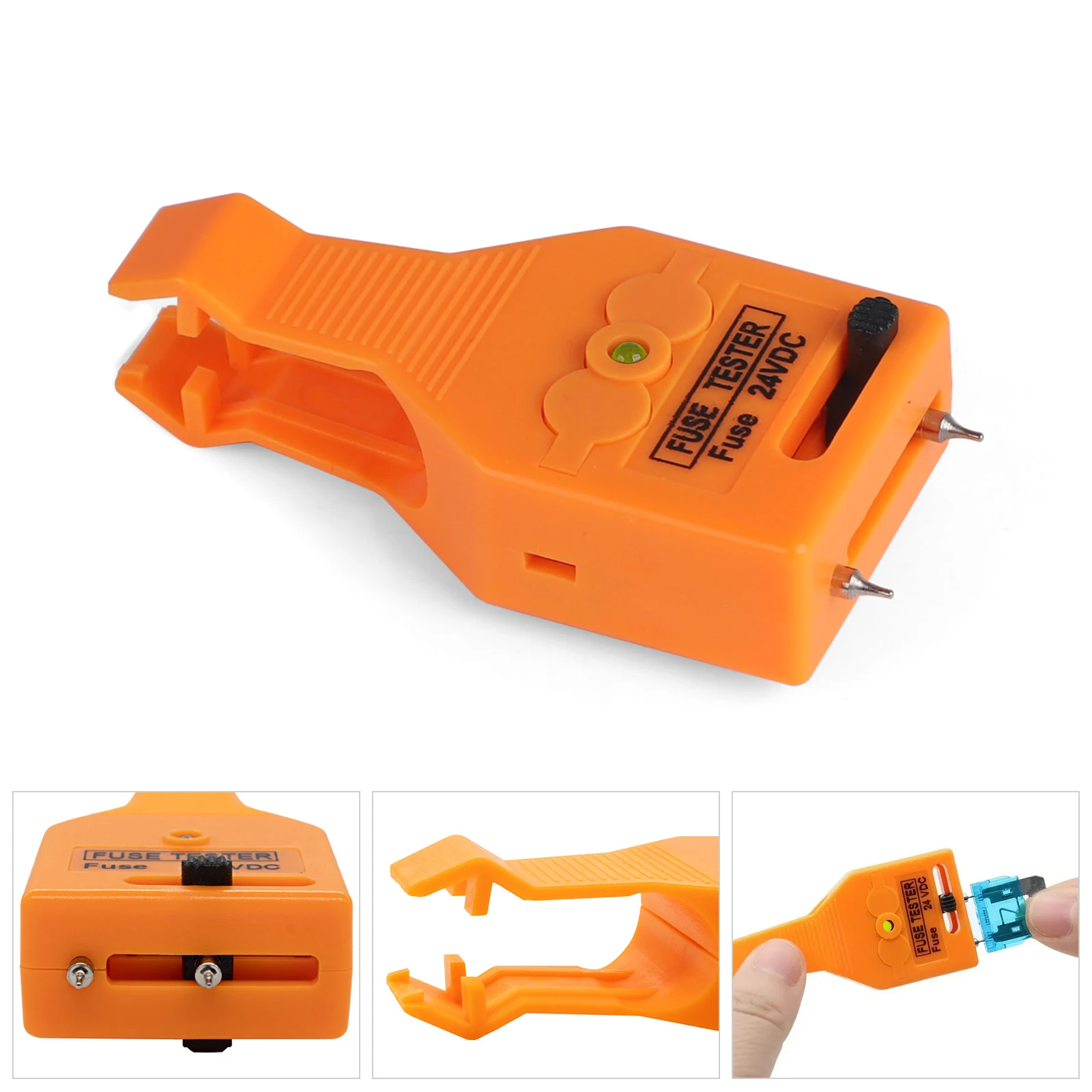 Tube Fuse Tester Extractor with LED Indicator Light Fuse for Fuses 24V Multifunctional Car ATO/ATC Blade and Glass Puller Tool
Tube Fuse Tester Extractor with LED Indicator Light Fuse for Fuses 24V Multifunctional Car ATO/ATC Blade and Glass Puller Tool