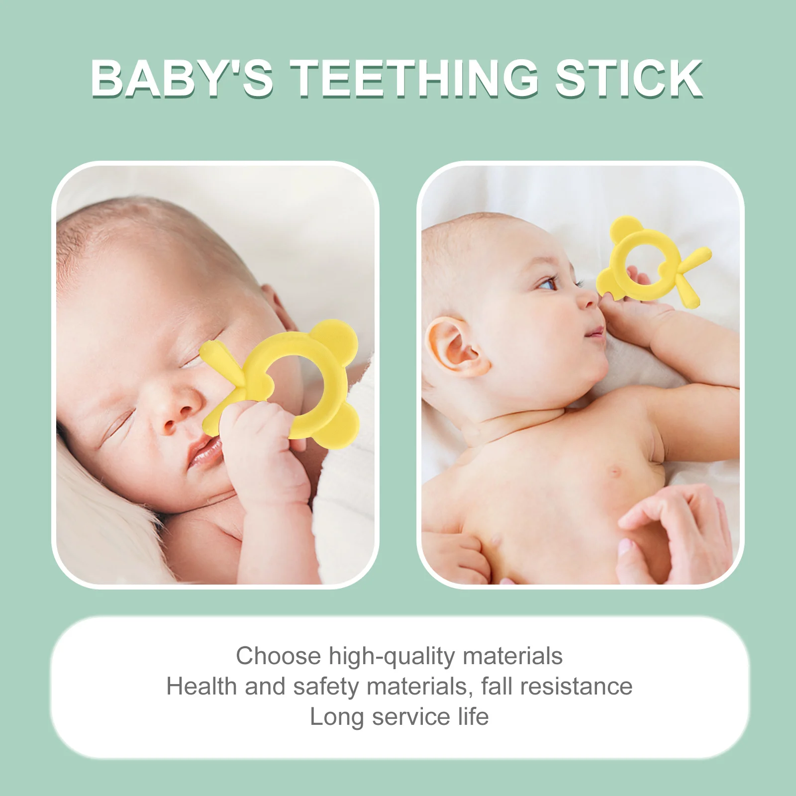 Безопасный детский прорезыватель для младенцев, самозаспокаивающийся инструмент для шлифования зубов для младенцев, обезболивающий прорезыватель, детские прорезыватели
Безопасный детский прорезыватель для младенцев, самозаспокаивающийся инструмент для шлифования зубов для младенцев, обезболивающий прорезыватель, детские прорезыватели