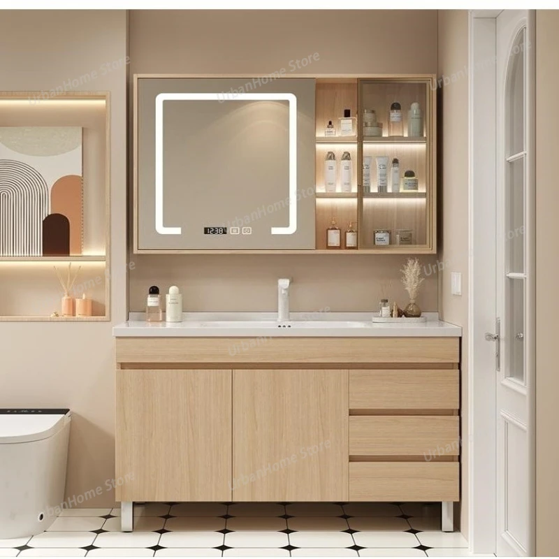High-end Integrated Bathroom Cabinets Bathroom Combination Bathroom Cabinets Standing Home Furniture In Particolare ZY50YSG
High-end Integrated Bathroom Cabinets Bathroom Combination Bathroom Cabinets Standing Home Furniture In Particolare ZY50YSG