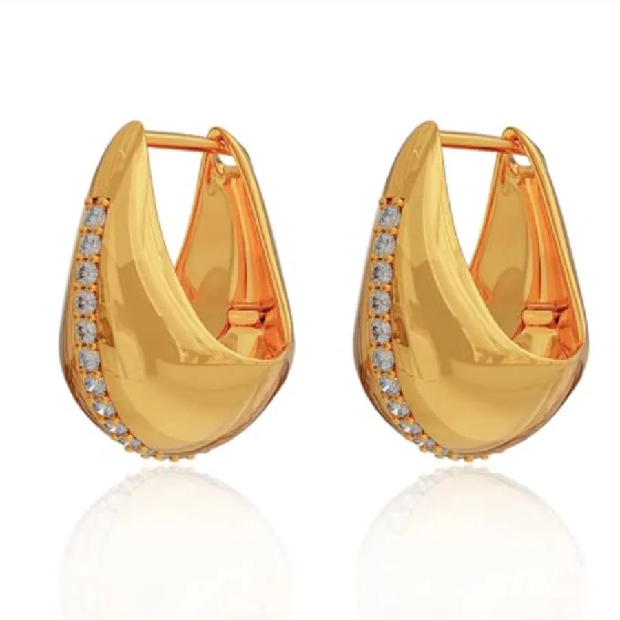14k/ Teardrop Hoop Earrings for Women - Cubic Zirconia Waterdrop Huggie Hoops Small Trendy Geometric Latch Back Jewelry Gifts f
14k/ Teardrop Hoop Earrings for Women - Cubic Zirconia Waterdrop Huggie Hoops Small Trendy Geometric Latch Back Jewelry Gifts f