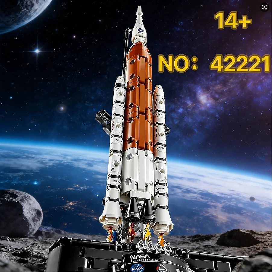 42221 Space Launch System Rocket Bricks, 632PCS STEM Building Toy for Boys Girls Birthday Party Gift
42221 Space Launch System Rocket Bricks, 632PCS STEM Building Toy for Boys Girls Birthday Party Gift