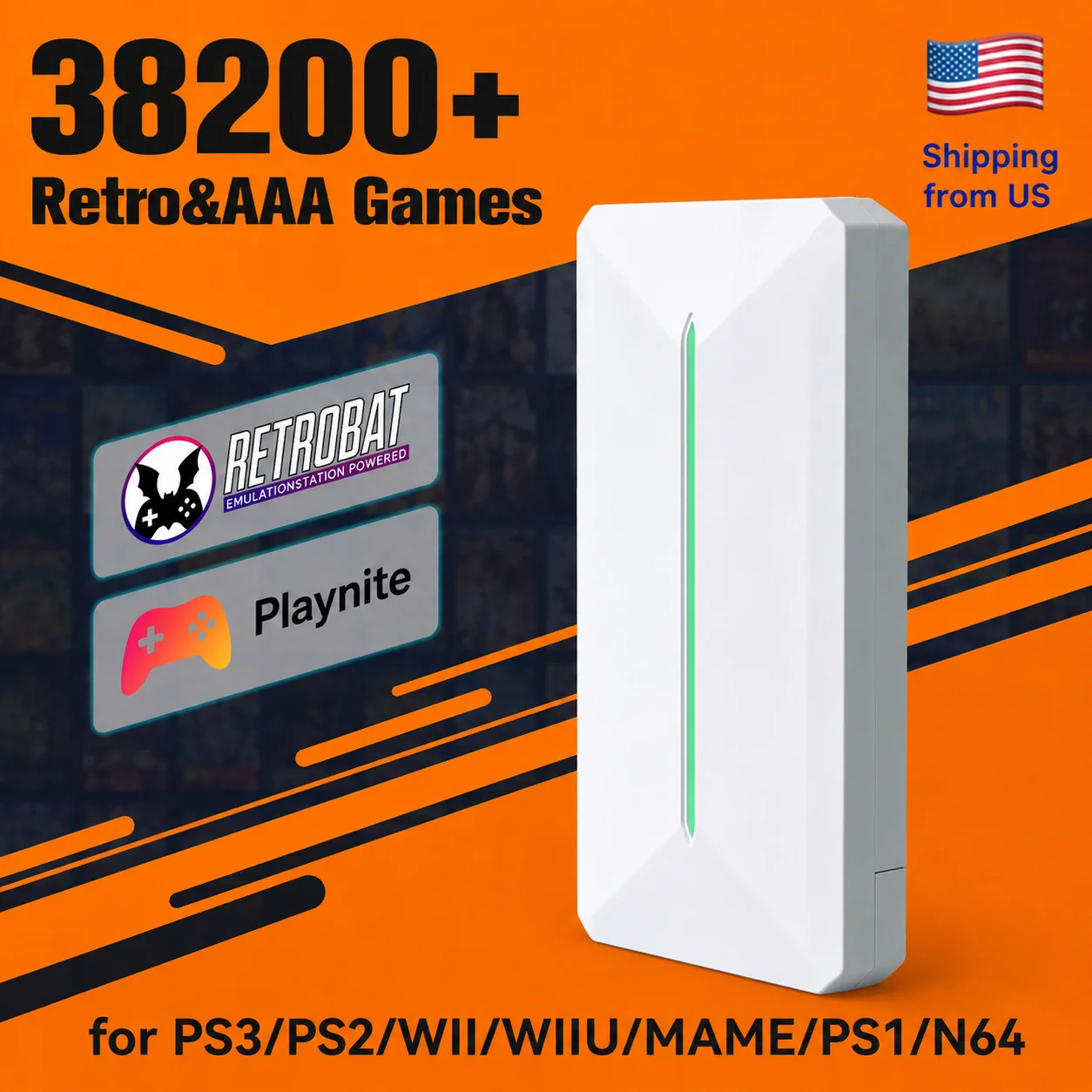 PR500GB Gaming HDD with 38200+ Retro&AAA Games& 50+Emulators for PS3/PS2/WII/WIIU/MAME/PS1/PSP/N64/NES/NEOGEO/GAMECUBE plug and play for Windows PC/Laptop 6 GB/S
PR500GB Gaming HDD with 38200+ Retro&AAA Games& 50+Emulators for PS3/PS2/WII/WIIU/MAME/PS1/PSP/N64/NES/NEOGEO/GAMECUBE plug and play for Windows PC/Laptop 6 GB/S
