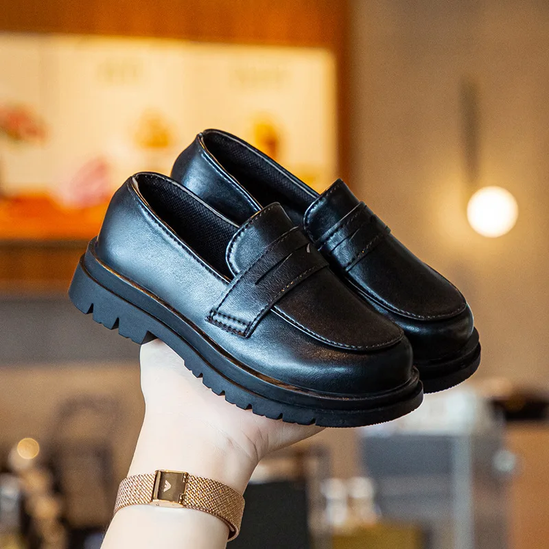 Children's leather shoes 2025 Spring and Autumn new style boys' retro black single shoes British style women's treasure soft sol
Children's leather shoes 2025 Spring and Autumn new style boys' retro black single shoes British style women's treasure soft sol