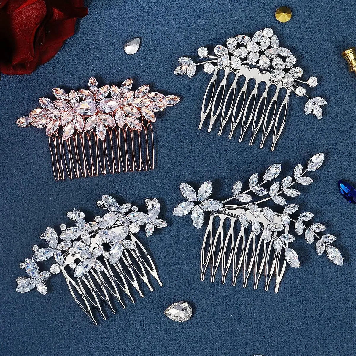 Fashion Zirconia Hair Comb Bridal Wedding Hair Ornament Mori Simple Bangs Insert Comb Female Bat Mitzvah Party Plate Hair
Fashion Zirconia Hair Comb Bridal Wedding Hair Ornament Mori Simple Bangs Insert Comb Female Bat Mitzvah Party Plate Hair