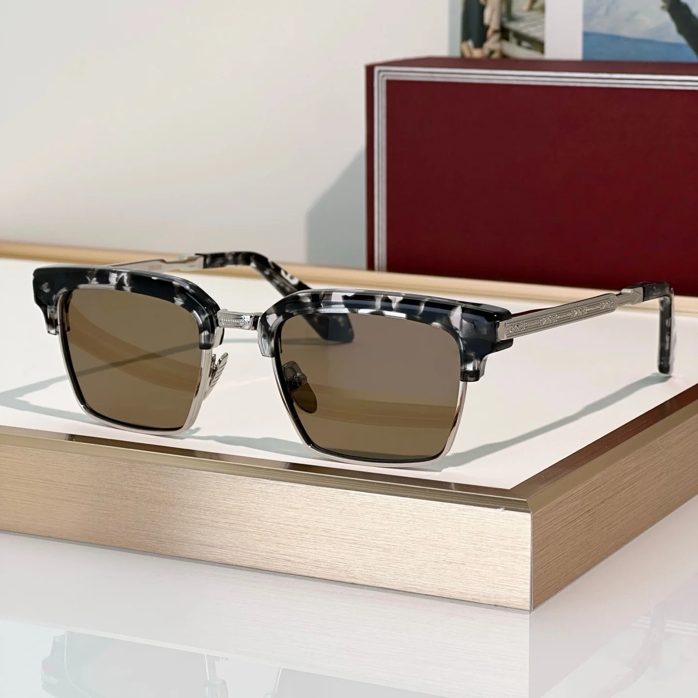 JMM ALIN Sunglass Woman Square Alloy Trendy Lunette De Soleil Homme Handcrafted Original Brand Semi Rim Sunglasses Men
JMM ALIN Sunglass Woman Square Alloy Trendy Lunette De Soleil Homme Handcrafted Original Brand Semi Rim Sunglasses Men