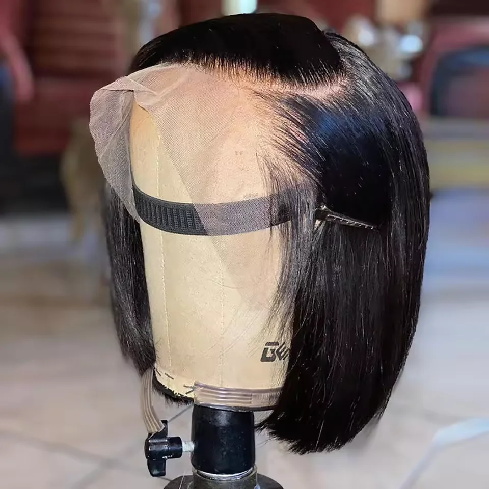 Short Bob Wig 300% Density 13x4 HD Lace Frontal Bone Straight Human Hair Short Wig For Black Women 10-14Inch Pre Plucked On Sale
Short Bob Wig 300% Density 13x4 HD Lace Frontal Bone Straight Human Hair Short Wig For Black Women 10-14Inch Pre Plucked On Sale