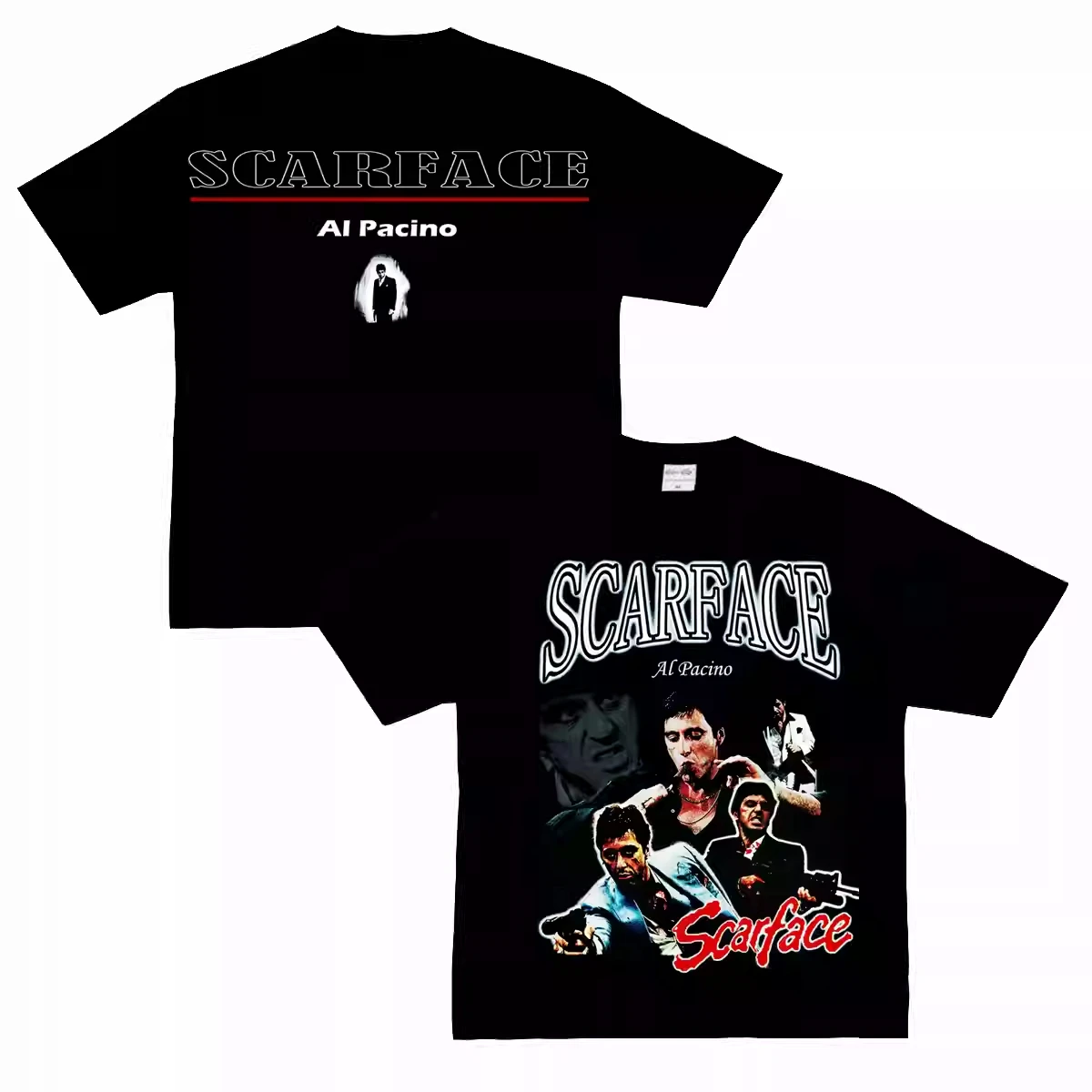 Scarface Al Pacino Scarface Street Vintage American Style Small Neckline Cotton Short Sleeve Tt Shirt Long Sleeve
Scarface Al Pacino Scarface Street Vintage American Style Small Neckline Cotton Short Sleeve Tt Shirt Long Sleeve
