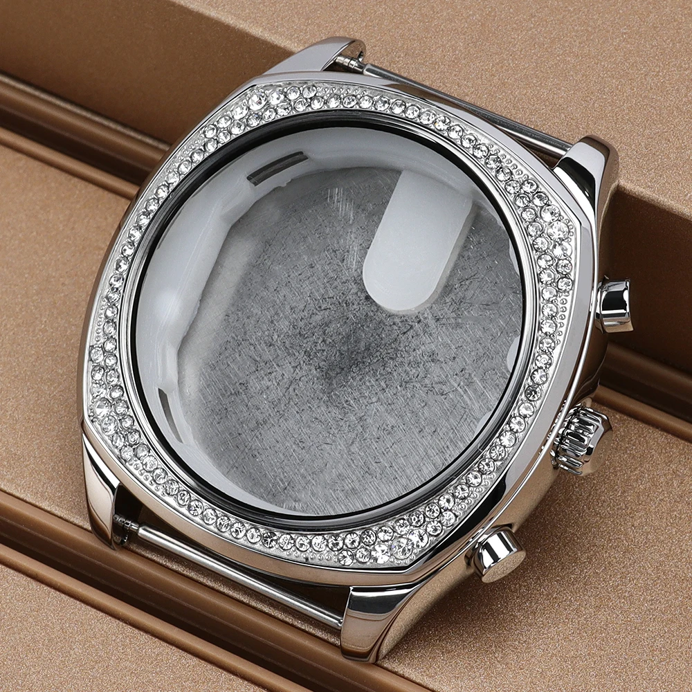 39mm Watch Case Silver Stainless Steel Accessories 5ATM For VD78 Miyota JS25 Quartz Movement 32.2mm Dial Replacement Repair Part
39mm Watch Case Silver Stainless Steel Accessories 5ATM For VD78 Miyota JS25 Quartz Movement 32.2mm Dial Replacement Repair Part