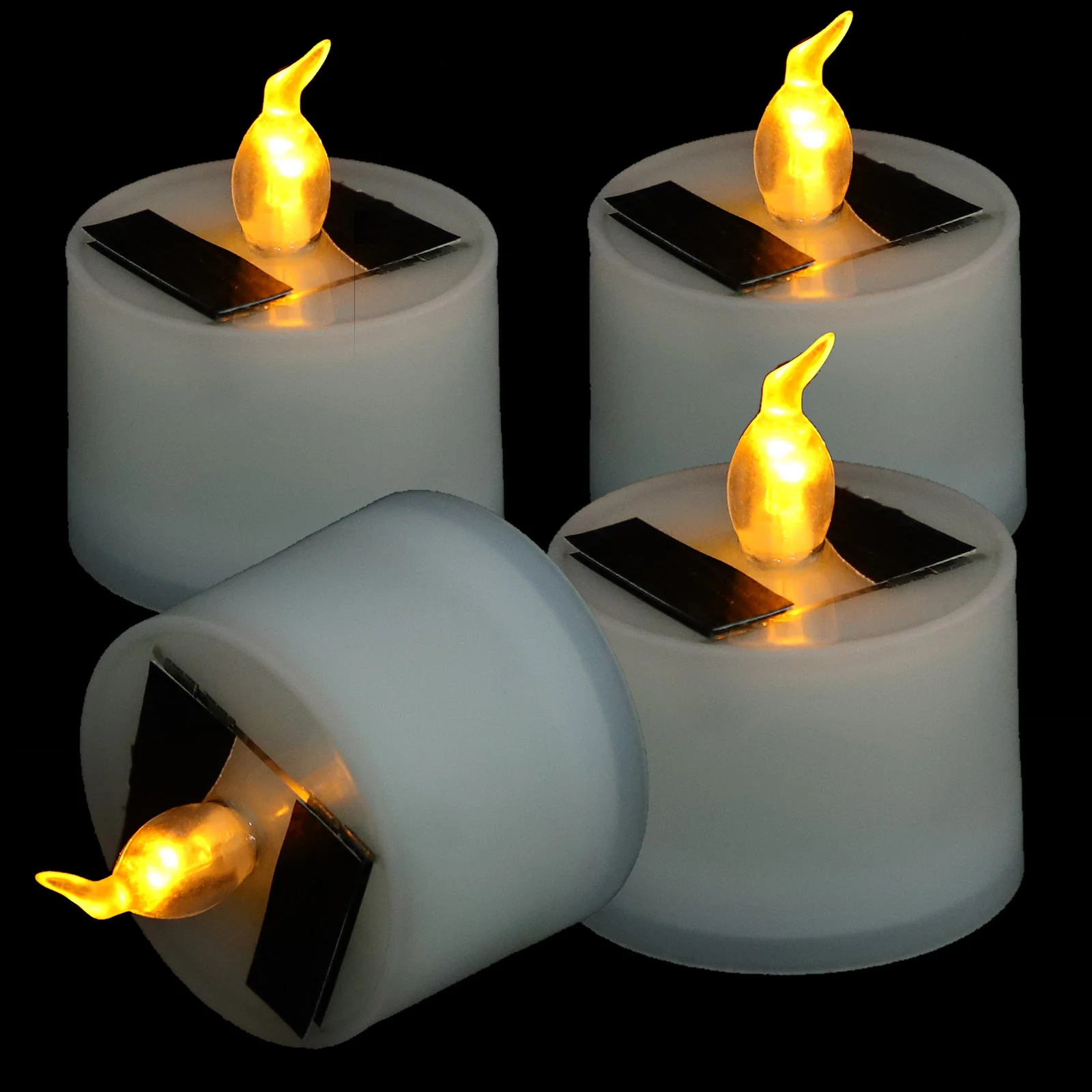 4 Pcs Solar Light Tea Candles Powered Charge Lamps Tealight Outdoor Lights Acrylic Soft Rubber LED
4 Pcs Solar Light Tea Candles Powered Charge Lamps Tealight Outdoor Lights Acrylic Soft Rubber LED