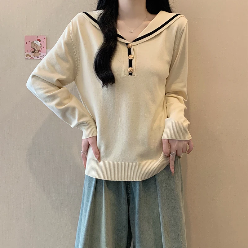 Striped Jacquard Women Sweater 2025 Autumn Long Sleeve V-neck Loose Pullover Jumpers Stylish Fashion Chic Ladies Knitwear Tops
Striped Jacquard Women Sweater 2025 Autumn Long Sleeve V-neck Loose Pullover Jumpers Stylish Fashion Chic Ladies Knitwear Tops