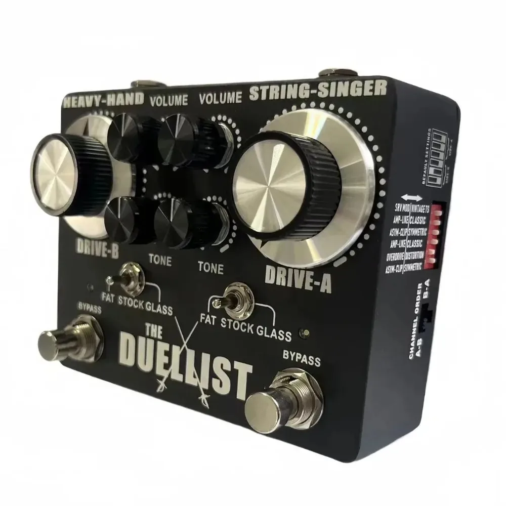 LY-ROCK Electric Guitar Pedal King Tone Duellist OVERDRIVE Distortion Effect Pedal,Original Clone, True Bypass
LY-ROCK Electric Guitar Pedal King Tone Duellist OVERDRIVE Distortion Effect Pedal,Original Clone, True Bypass