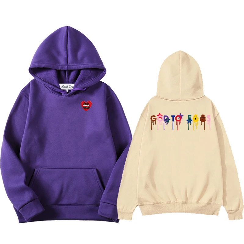 Colorful Letter Printing Women Men Hoodie Polyester Cool Cute Snag Heart Embroidery Pullover Pockets Thin Loose Autumn Sweater
Colorful Letter Printing Women Men Hoodie Polyester Cool Cute Snag Heart Embroidery Pullover Pockets Thin Loose Autumn Sweater