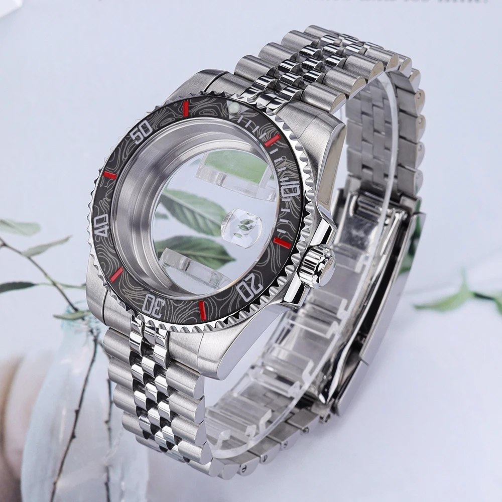 NH35 40mm Watch Case Sapphire Glass For SUB Yacht NH34 NH35 NH36 NH38 Miyota8215 Eta2824 Movts Ceramic Bezel 316L Steel Bracelet
NH35 40mm Watch Case Sapphire Glass For SUB Yacht NH34 NH35 NH36 NH38 Miyota8215 Eta2824 Movts Ceramic Bezel 316L Steel Bracelet