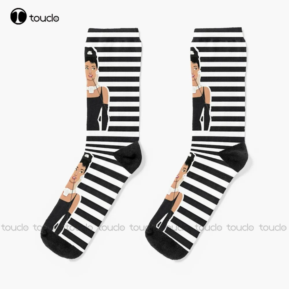 Breakfast With Audrey Breakfast At Tiffanys Audrey Hepburn Socks Womens Athletic Socks Comfortable Best Girls Sports New Popular
Breakfast With Audrey Breakfast At Tiffanys Audrey Hepburn Socks Womens Athletic Socks Comfortable Best Girls Sports New Popular