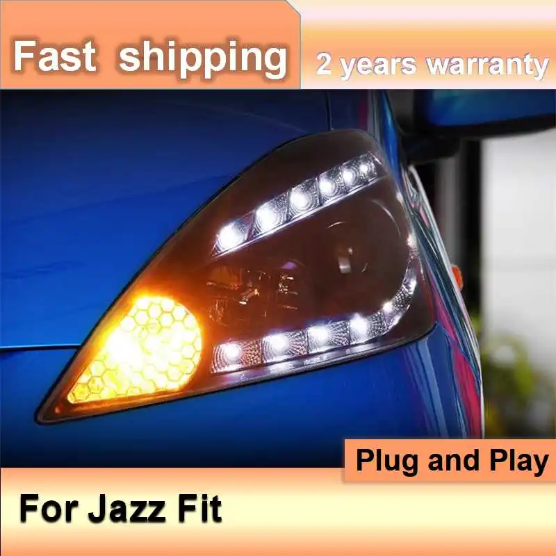 Car Accessories for Honda Jazz Fit Headlight 2008-2010 Jazz Headlamp DRL Turn Signal High Beam Projector Lens
Car Accessories for Honda Jazz Fit Headlight 2008-2010 Jazz Headlamp DRL Turn Signal High Beam Projector Lens