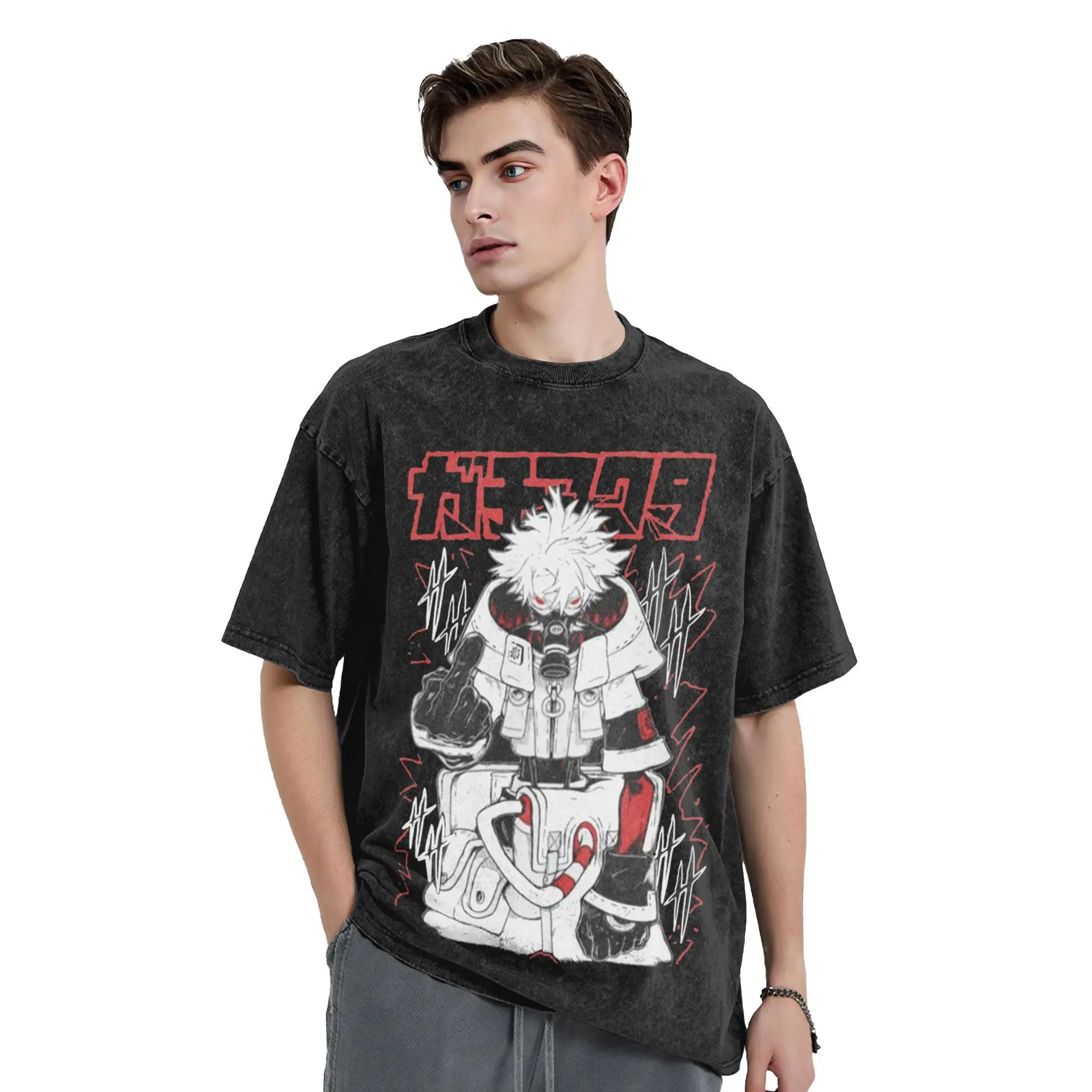 Rudo Surebrec Gachiakuta Anime T Shirt Hip Hop Washed Short Sleeve T-Shirts Casual Men Women Tops Streetwear Printed Tee Shirt
Rudo Surebrec Gachiakuta Anime T Shirt Hip Hop Washed Short Sleeve T-Shirts Casual Men Women Tops Streetwear Printed Tee Shirt