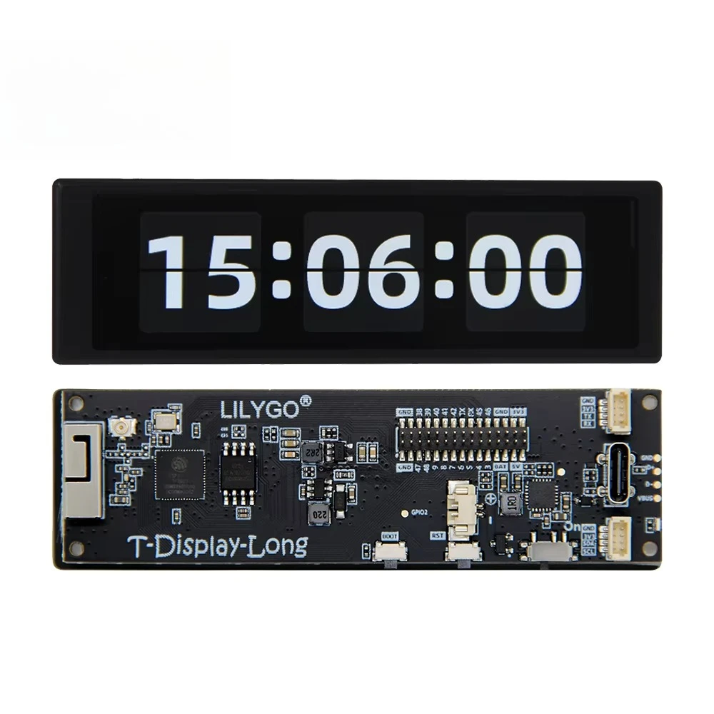LILYGO T-Display-S3-Long ESP32-S3 3,4 дюйма 180*640 емкостный сенсорный TFT ЖК-дисплей макетная плата 5 В WIFI BT QSPI продукт ЖК-модули
LILYGO T-Display-S3-Long ESP32-S3 3,4 дюйма 180*640 емкостный сенсорный TFT ЖК-дисплей макетная плата 5 В WIFI BT QSPI продукт ЖК-модули
