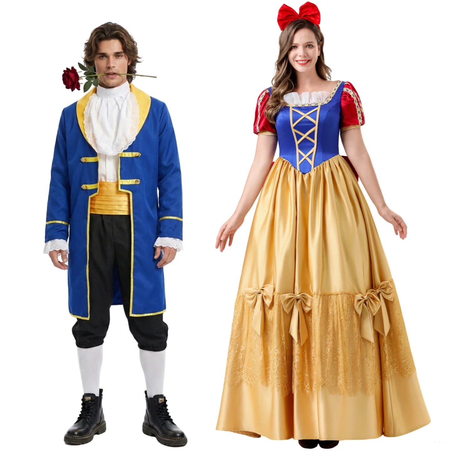 Snow White Dress Halloween Prince Costume Adult Universal Fairy Tale Performance Clothes Garden Party COS Play Outfit
Snow White Dress Halloween Prince Costume Adult Universal Fairy Tale Performance Clothes Garden Party COS Play Outfit