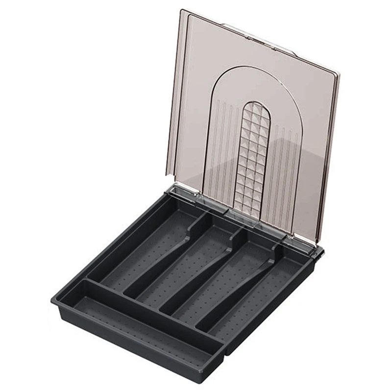 Portable Cutlery Storage Box Sealed Dustproof Cutlery With Lid Kitchen Spoon Fork Knife Storage Box
Portable Cutlery Storage Box Sealed Dustproof Cutlery With Lid Kitchen Spoon Fork Knife Storage Box