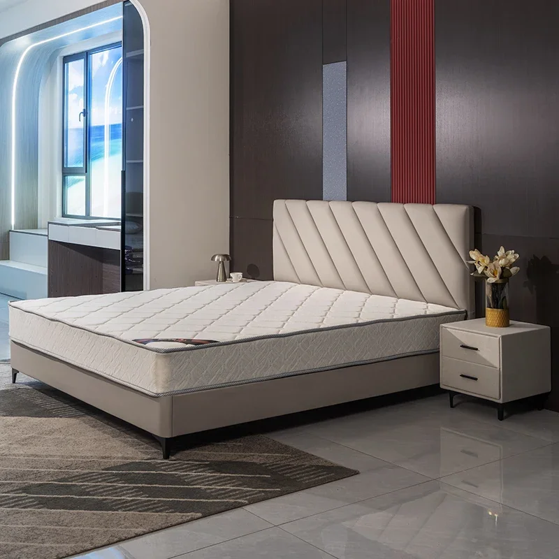 Modern simple double Roland bed leather soft bag high-end atmosphere light luxury solid wood
Modern simple double Roland bed leather soft bag high-end atmosphere light luxury solid wood