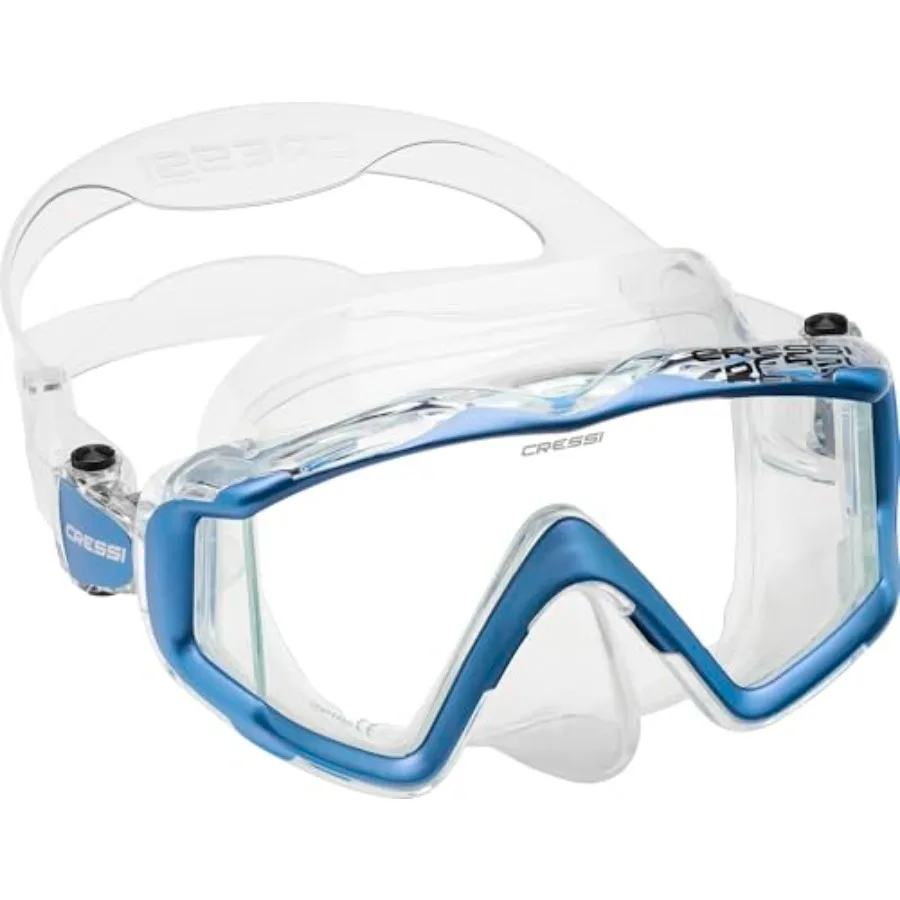 Scuba diving and snorkeling mask for underwater sports, silicone material, black color, panoramic lens for perfect view and com
Scuba diving and snorkeling mask for underwater sports, silicone material, black color, panoramic lens for perfect view and com
