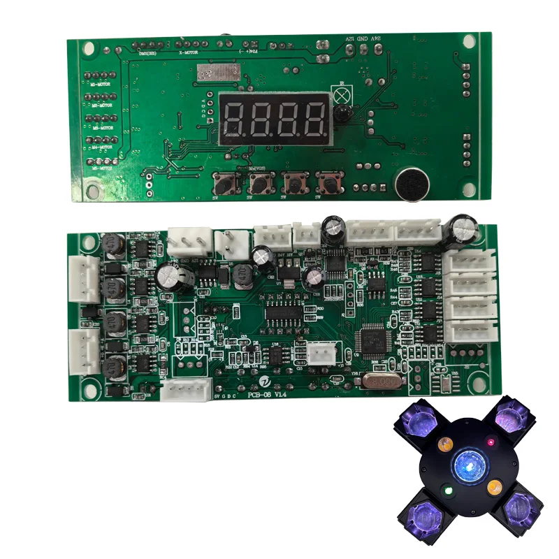 Zhili Spare Part LED Control Board Display Board Motherboards For Mini 4 Arms Beam Ball Strobe 4in1 Disco Light
Zhili Spare Part LED Control Board Display Board Motherboards For Mini 4 Arms Beam Ball Strobe 4in1 Disco Light