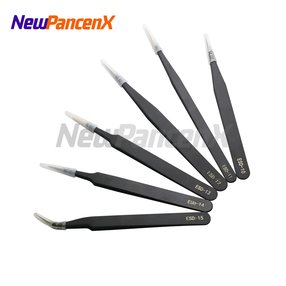 Precision Tweezers Set ESD Anti-Static Stainless Steel Tweezers Repair Tools for Electronics Repair Soldering Craft Tools
Precision Tweezers Set ESD Anti-Static Stainless Steel Tweezers Repair Tools for Electronics Repair Soldering Craft Tools