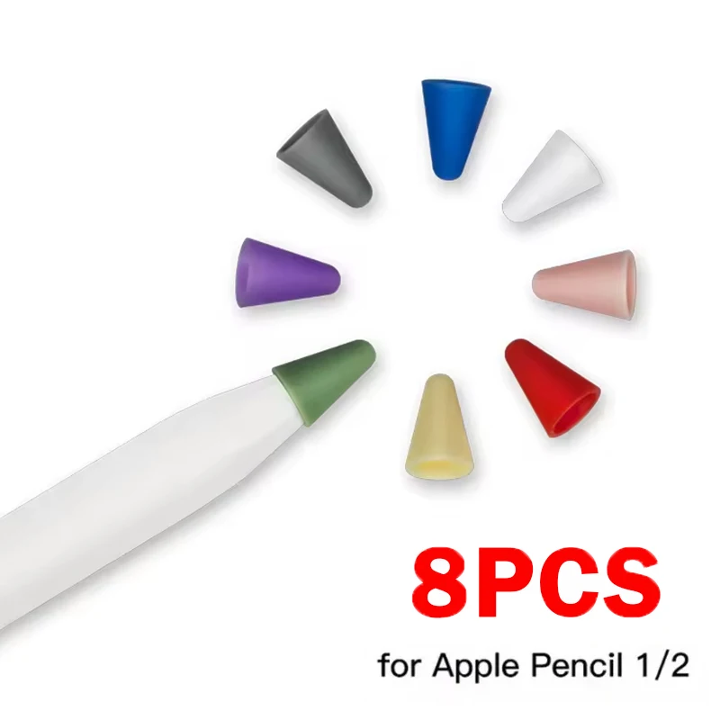 8Pcs For Apple Pencil Tip Cover For Apple Pencil 1 2 Nib Protector Case Tablet Stylus Accessories Smooth Writing Cover Accessory
8Pcs For Apple Pencil Tip Cover For Apple Pencil 1 2 Nib Protector Case Tablet Stylus Accessories Smooth Writing Cover Accessory