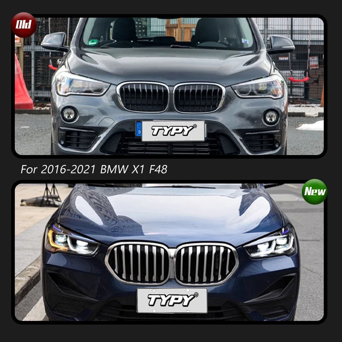 TYPY Car For BMW X1 F48 LED Headlights 2016-2021 Upgrade Modified to New DRL Dynamic Turn Signal LED Headlight Auto Accessories
TYPY Car For BMW X1 F48 LED Headlights 2016-2021 Upgrade Modified to New DRL Dynamic Turn Signal LED Headlight Auto Accessories