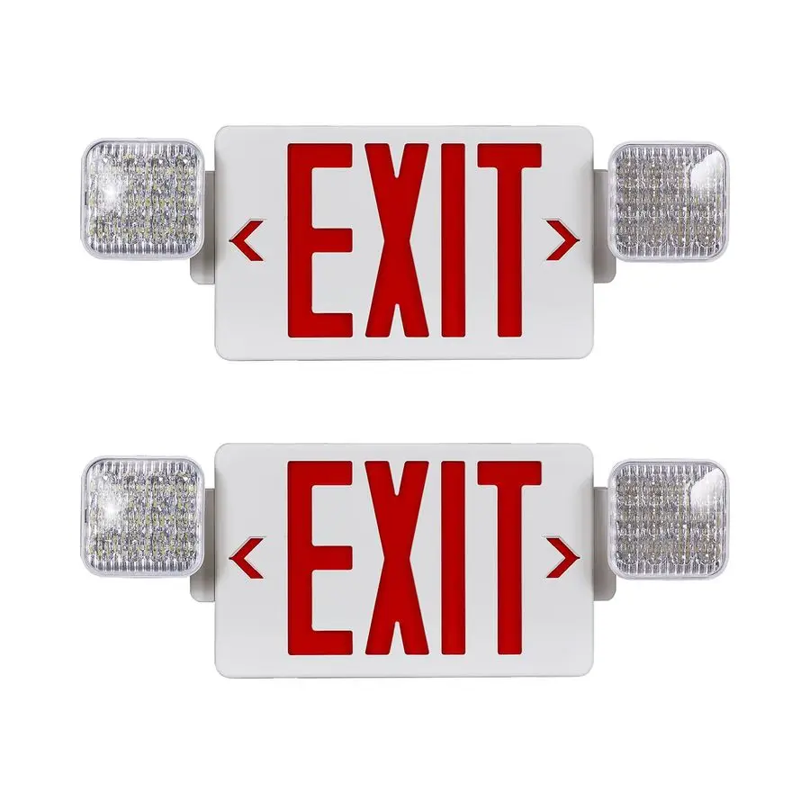 Red Exit Sign with Emergency Light, Two Adjustable Square Head,Exit Sign with Battery Backup,Exit Signs Combo for Business,US St
Red Exit Sign with Emergency Light, Two Adjustable Square Head,Exit Sign with Battery Backup,Exit Signs Combo for Business,US St
