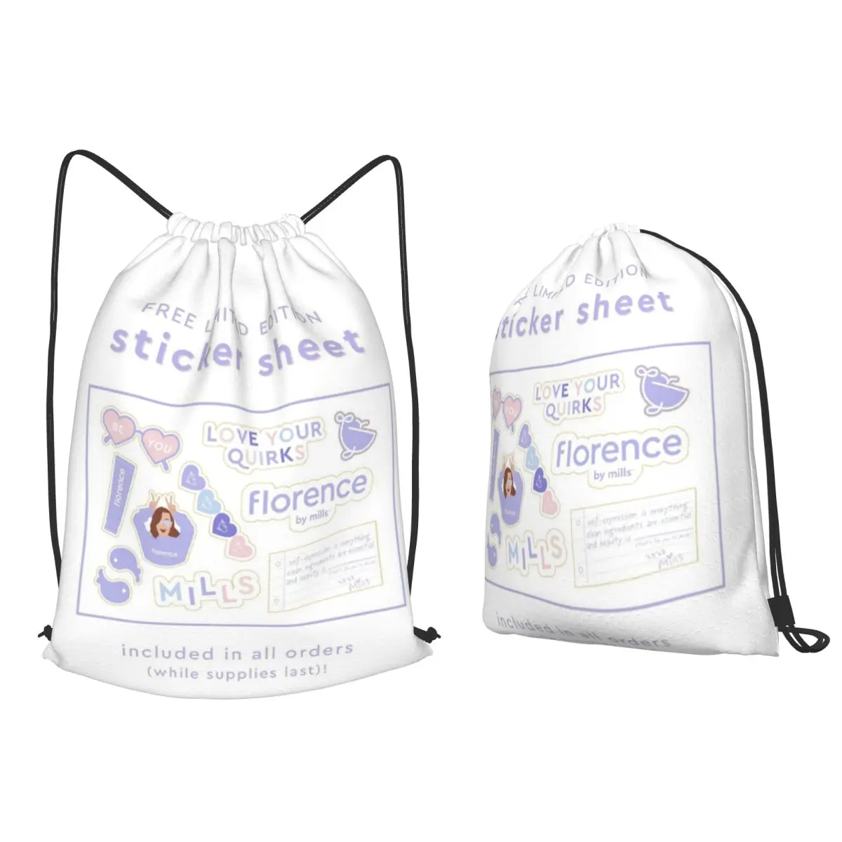 Florence By Mills Millie Bobby Brown Backpacks Multi-function Drawstring Bags Sports Bag Book Bags for Travel School
Florence By Mills Millie Bobby Brown Backpacks Multi-function Drawstring Bags Sports Bag Book Bags for Travel School