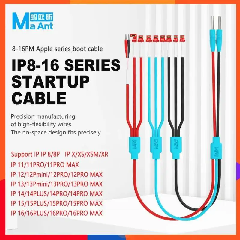 MAANT PY1 PRO Precision Boot Cable with 6 Core Selling Point for Apple iPhone 8-16 Pro Max Instant Use Safe & High-Flexibility
MAANT PY1 PRO Precision Boot Cable with 6 Core Selling Point for Apple iPhone 8-16 Pro Max Instant Use Safe & High-Flexibility