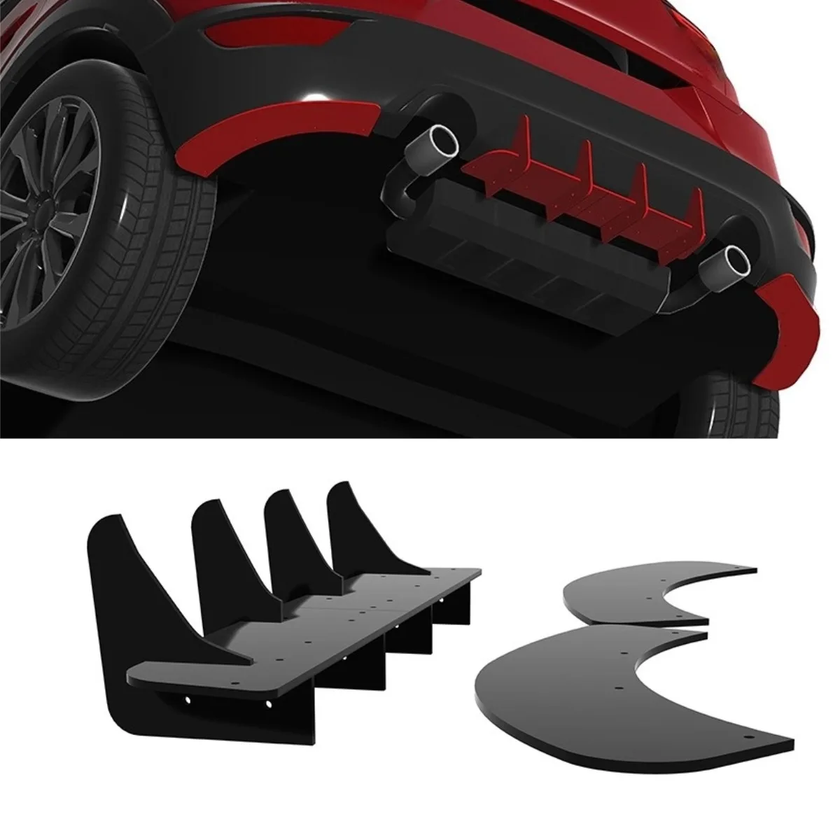 For Mazda CX-3 2014-2024 Car Rear Bumper Spoiler Lip Diffuser Modification Part Bumper Guard Protector Cover Car Accessories
For Mazda CX-3 2014-2024 Car Rear Bumper Spoiler Lip Diffuser Modification Part Bumper Guard Protector Cover Car Accessories