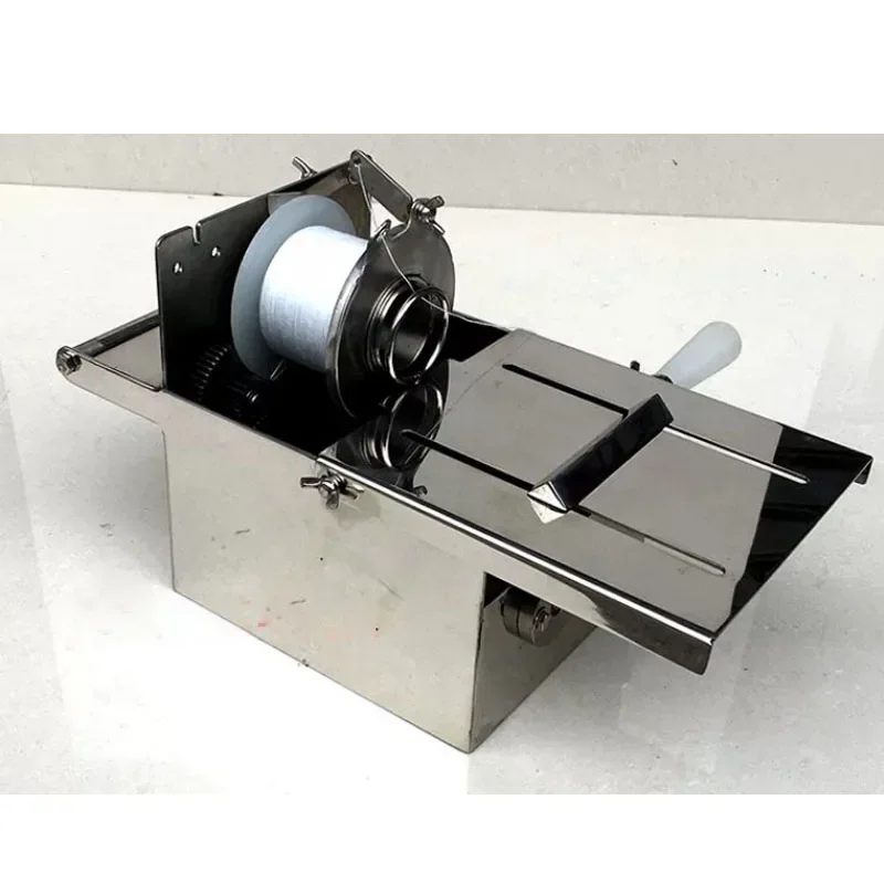 Hand Operated Sausage Tying Linking Machine Stainless Steel Manual Sausage Stringing Machine for Butcher Deli Shop
Hand Operated Sausage Tying Linking Machine Stainless Steel Manual Sausage Stringing Machine for Butcher Deli Shop