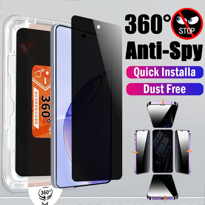 360° Privacy Protective Glass for Realme 16 Pro 15 Lite 14 13 12 11 10 15T 14T 14X 13 Plus 12X 11X Screen Protector Dust-Free
360° Privacy Protective Glass for Realme 16 Pro 15 Lite 14 13 12 11 10 15T 14T 14X 13 Plus 12X 11X Screen Protector Dust-Free