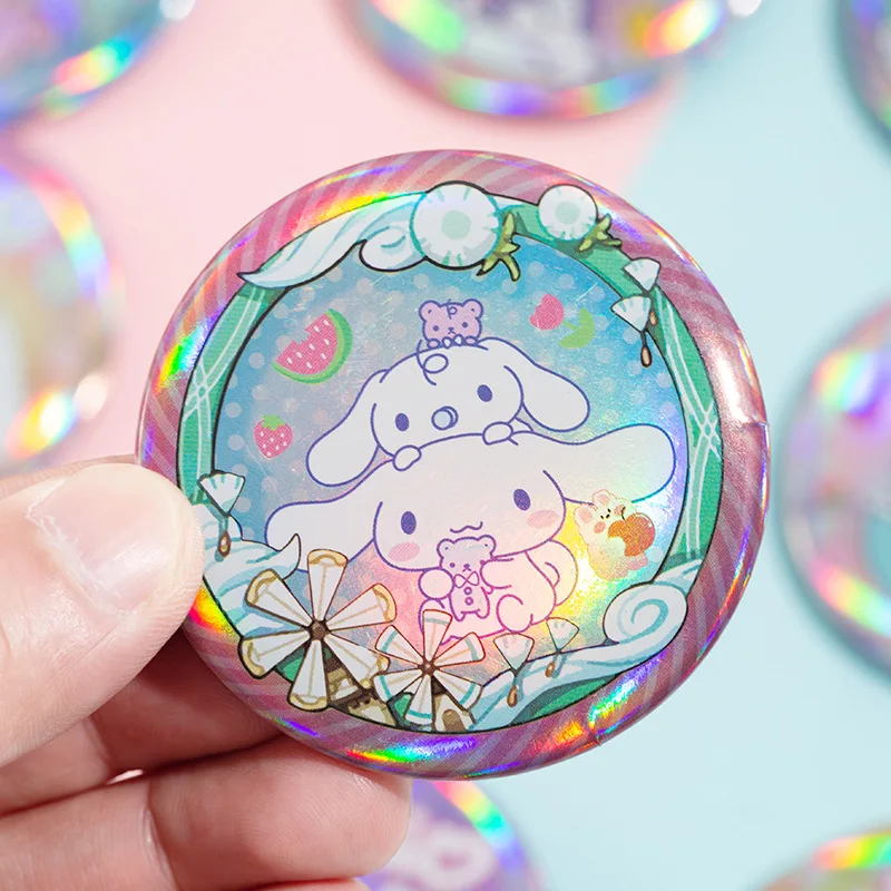 Kawaii Laser Sanrios жестяная булавка, значок, металлический аниме Kuromi My Melody Hello Kitty Cinnamoroll, шляпа, сумка, брошь, пуговица, ювелирные изделия, подарки
Kawaii Laser Sanrios жестяная булавка, значок, металлический аниме Kuromi My Melody Hello Kitty Cinnamoroll, шляпа, сумка, брошь, пуговица, ювелирные изделия, подарки