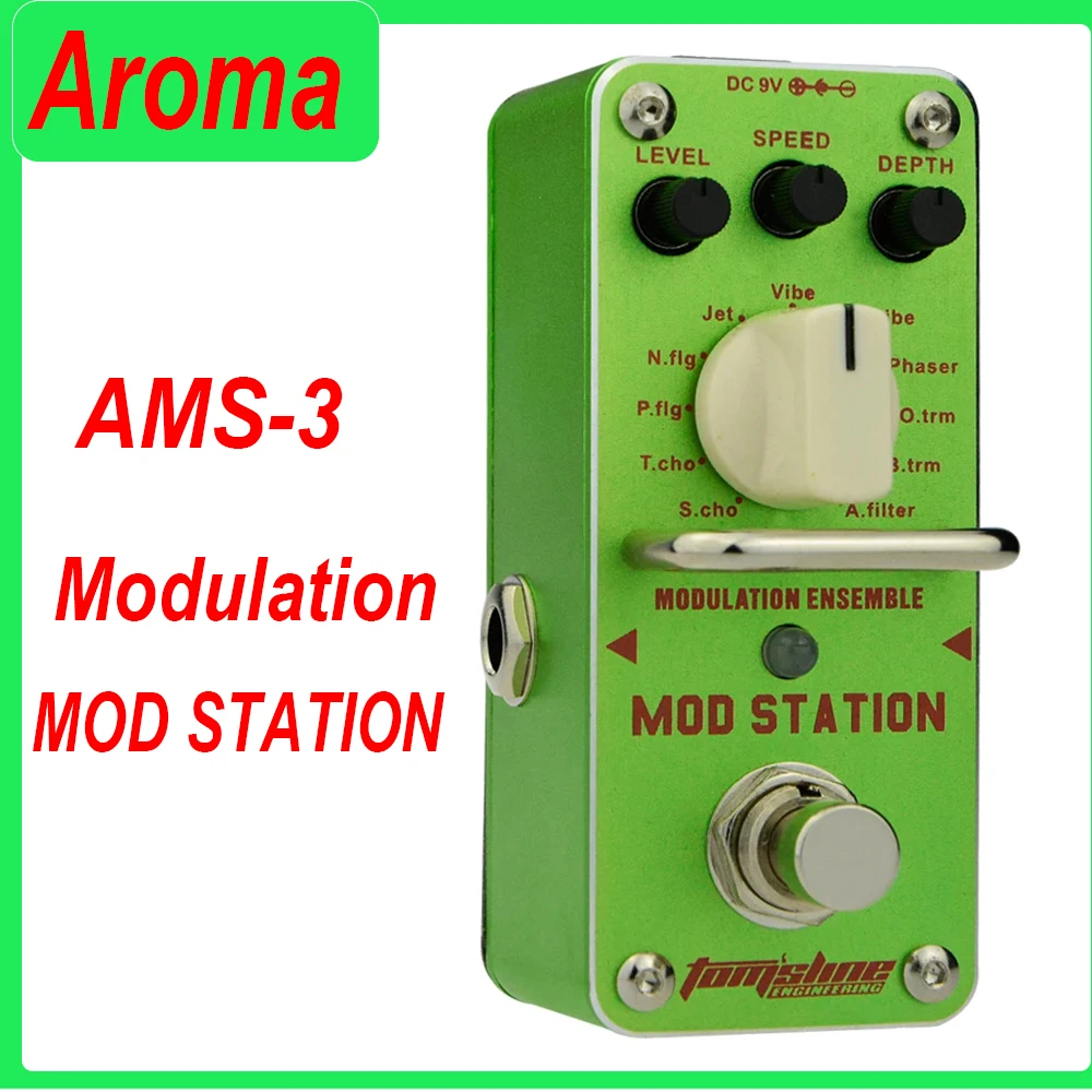 Aroma AMS-3 Mod Station Modulation Ensemble Guitar Effect Pedal Single Effect True Bypass for Electric Bass/Guitar Playing Parts
Aroma AMS-3 Mod Station Modulation Ensemble Guitar Effect Pedal Single Effect True Bypass for Electric Bass/Guitar Playing Parts