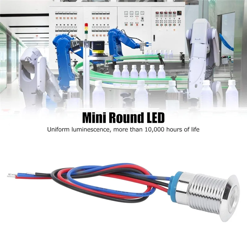 Pre-Wired LED Indicator 12Mm 12V‑24V Dual Colors Common Anode LED Light (Red Blue), Buttons And Indicators-ABLI
Pre-Wired LED Indicator 12Mm 12V‑24V Dual Colors Common Anode LED Light (Red Blue), Buttons And Indicators-ABLI